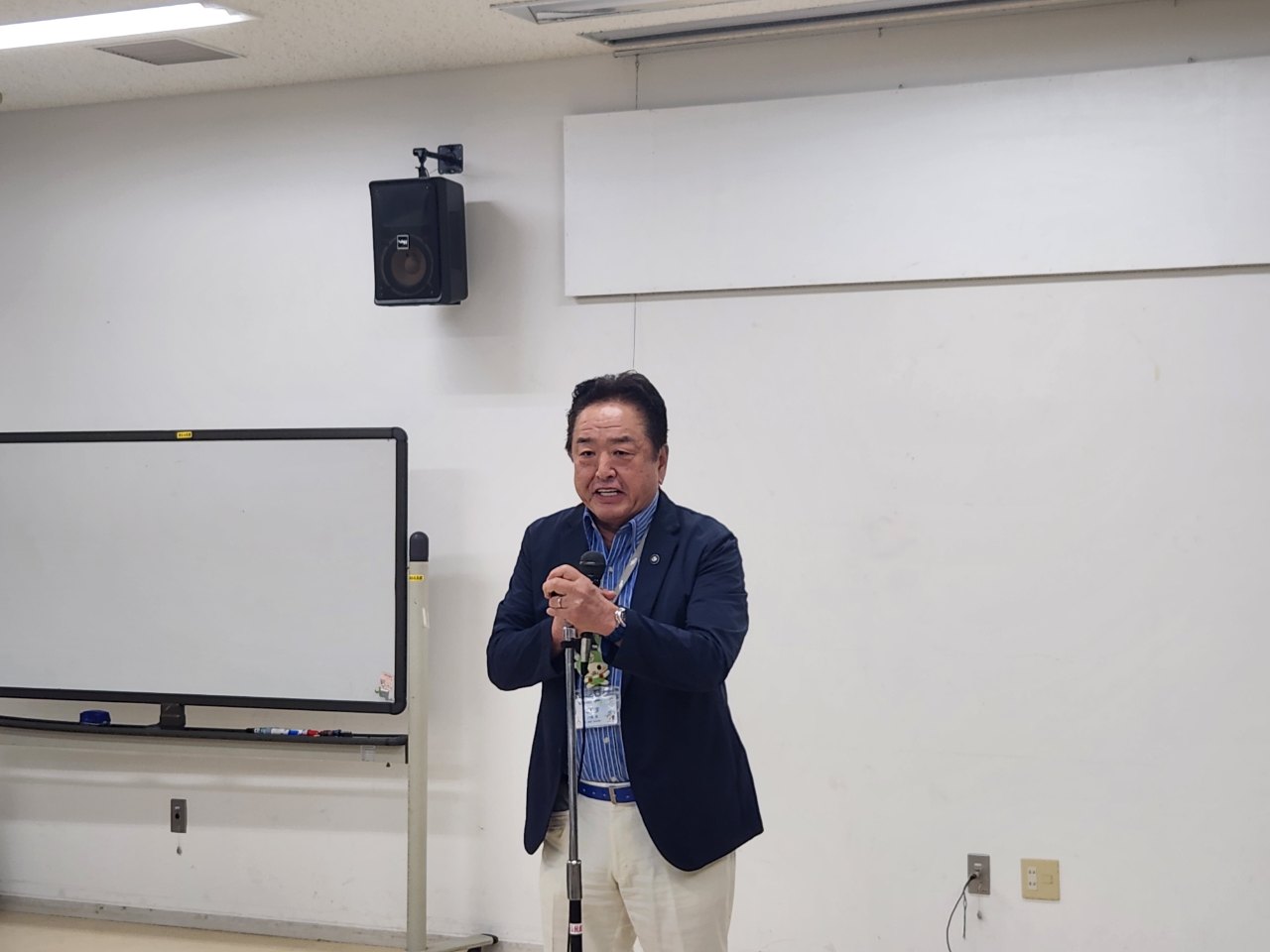 ご来賓としてごあいさつをいただいた深谷市長 小島進様