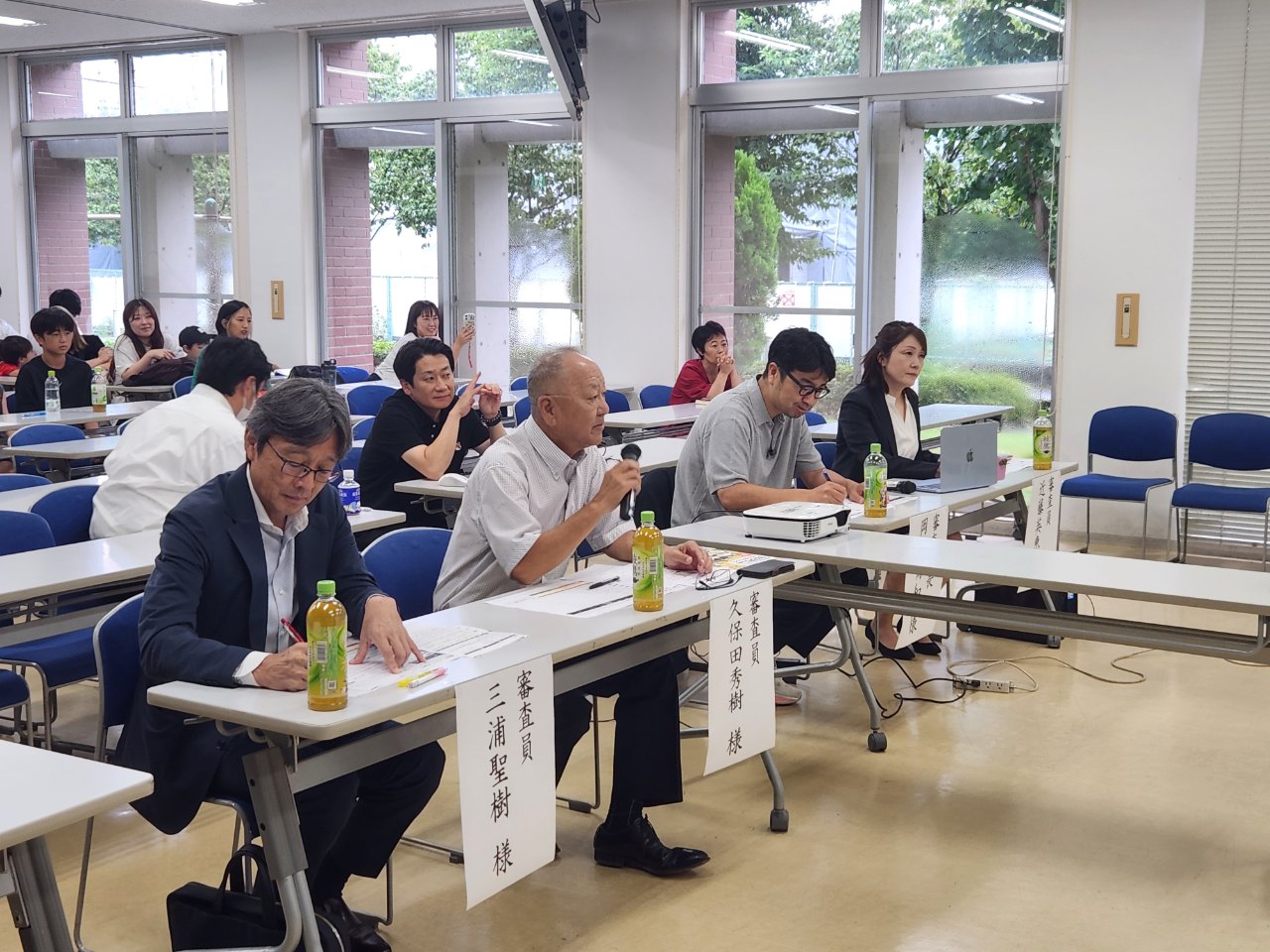 SHIBUSAWA CUP予選大会の審査員席