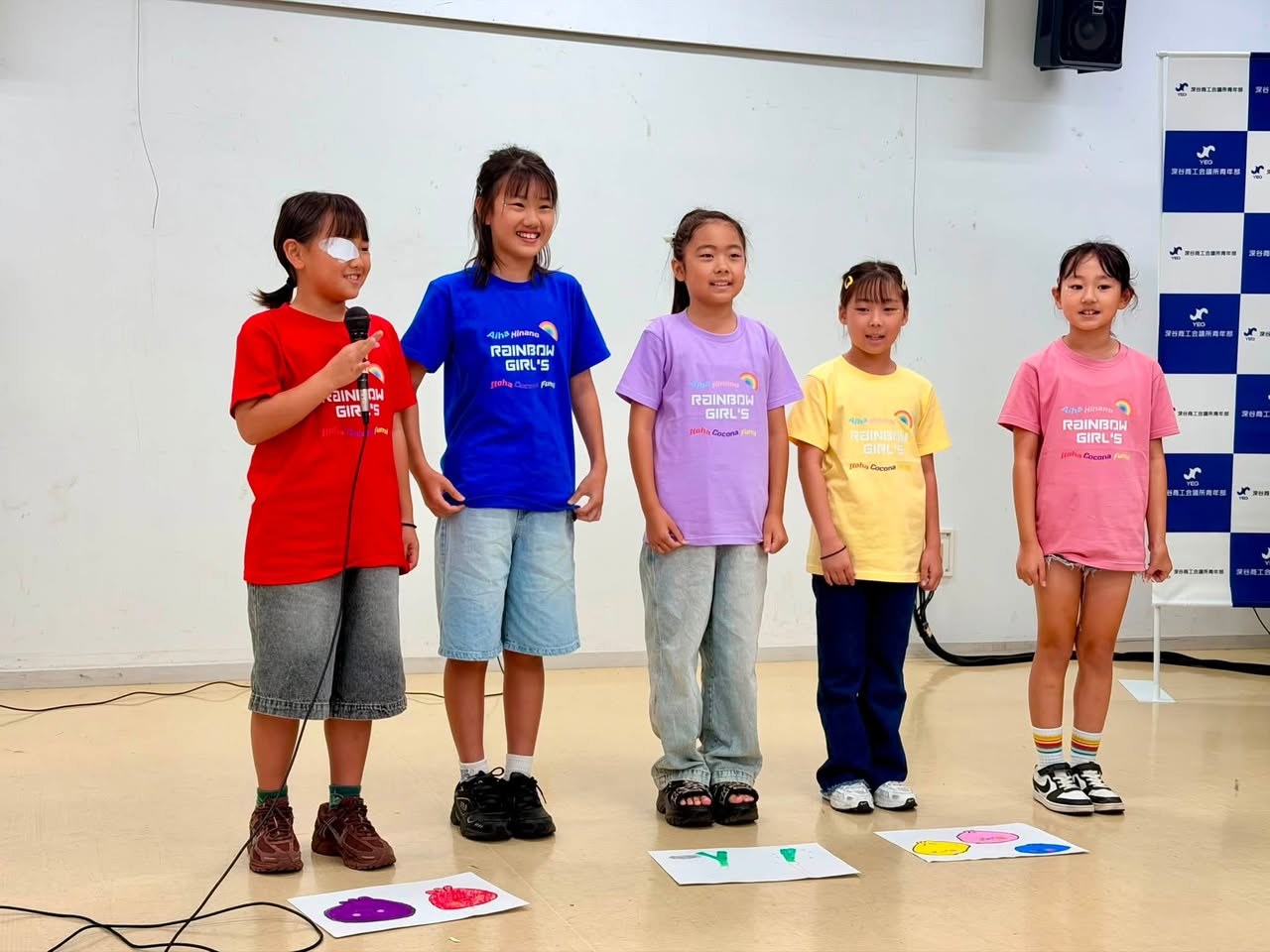 SHIBUSAWA CUP予選大会でビジネスプランを発表する子どもたち