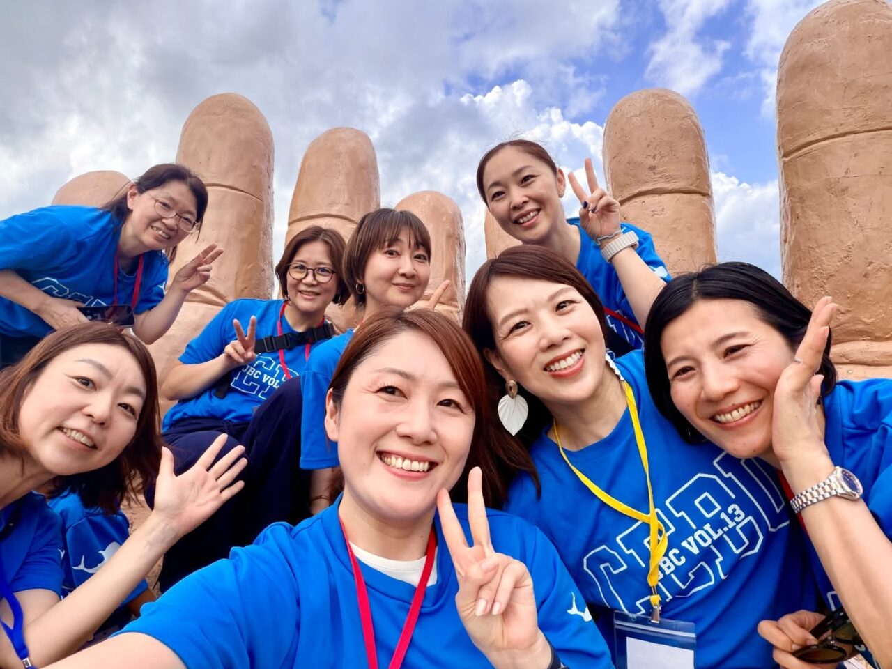 第13期キャンプ（セブ島）で、岩田かおりさん・保護者の皆さんと
