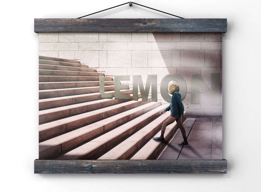 コンドウハルキが中高生時代に制作した作品「LEMON」